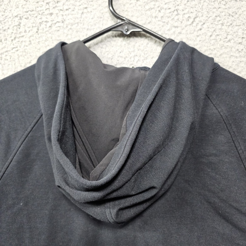 Lululemon Hoodie Mens Large Black City‎ Sweat Full Zip Embroidered Logo M3CBZS - Picture 10 of 13